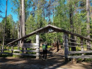Pyhä-Häkin kansallispuiston portti. Kuva: Upe Nykänen/retkeilyKS